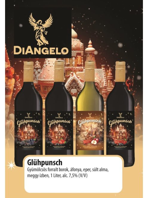 Diangelo Puncs 7,5% 1 liter EPER ízű  DRS