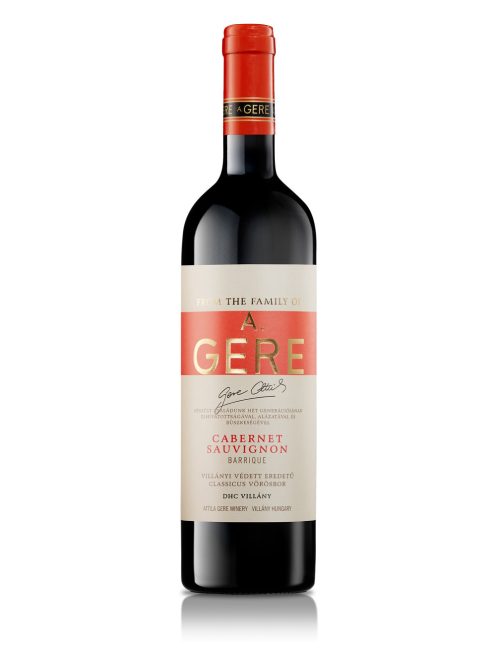 Gere Attila Cabernet Sauvignon barrique 2020 Száraz vörösbor 0,75l DRS