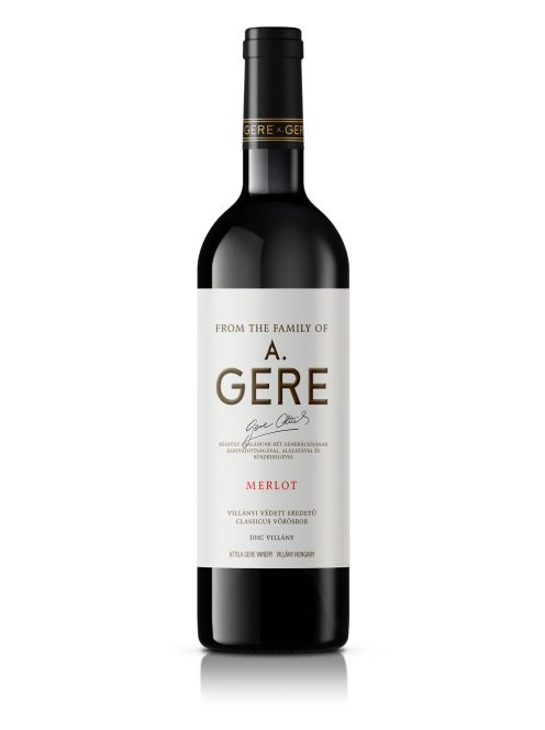 Gere Attila Merlot 2022 Száraz vörösbor 0,75l DRS