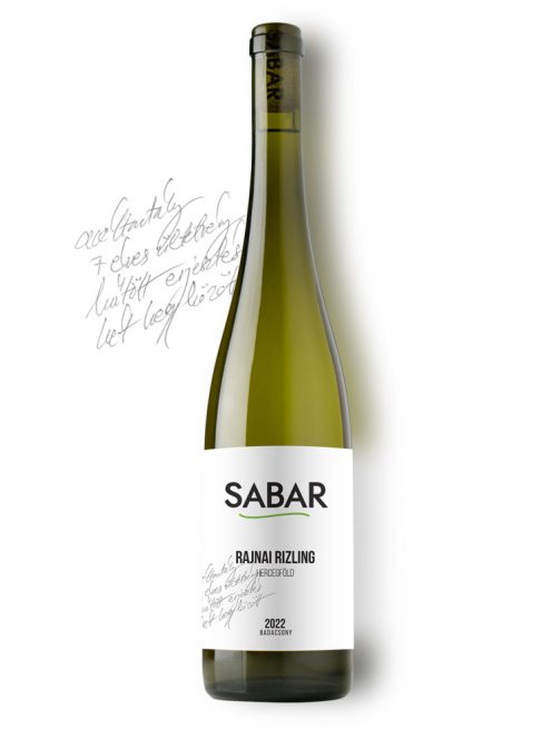 Sabar Rajnai Rizling Száraz fehérbor 0,75l