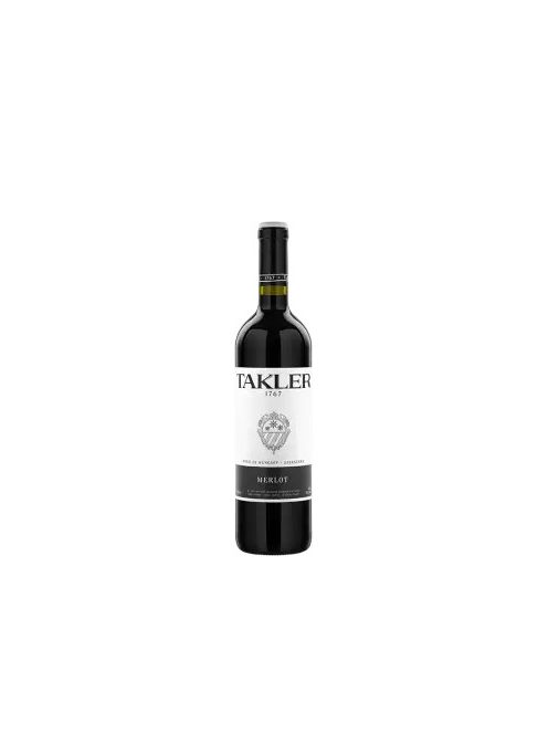 Takler Merlot 2019 száraz vörösbor 0,75l DRS